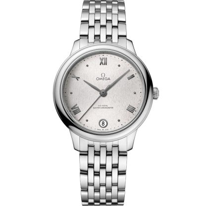 Omega De Ville Prestige 34 mm, staal met staal 434.10.34.20.02.001