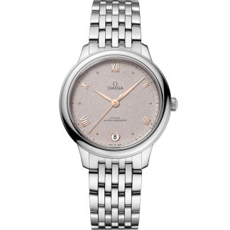 Omega De Ville Prestige 34 mm, staal met staal 434.10.34.20.02.002
