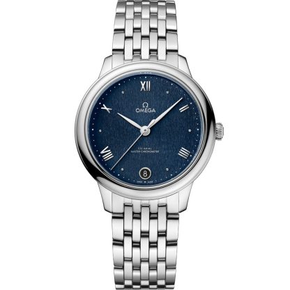 Omega De Ville Prestige 34 mm, staal met staal 434.10.34.20.03.002