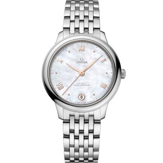 Omega De Ville Prestige 34 mm, staal met staal 434.10.34.20.05.001