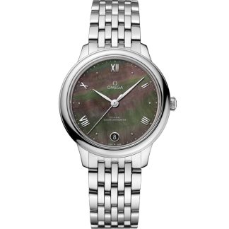 Omega De Ville Prestige 34 mm, staal met staal 434.10.34.20.07.001