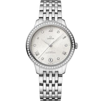 Omega De Ville Prestige 34 mm, staal met staal 434.15.34.20.52.001