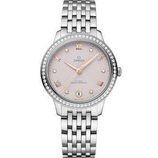 Omega De Ville Prestige 34 mm, staal met staal 434.15.34.20.52.002