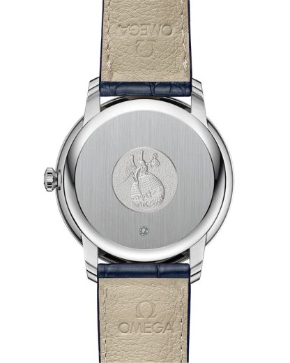 Omega De Ville Prestige 39,5 mm, staal met leren band 424.13.40.20.06.002 - Afbeelding 2