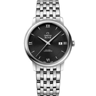 Omega De Ville Prestige 39,5 mm, staal met staal 424.10.40.20.01.001