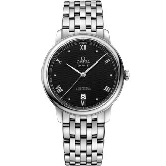 Omega De Ville Prestige 39,5 mm, staal met staal 424.10.40.20.01.002