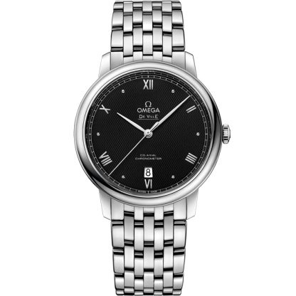 Omega De Ville Prestige 39,5 mm, staal met staal 424.10.40.20.01.002