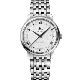Omega De Ville Prestige 39,5 mm, staal met staal 424.10.40.20.02.005