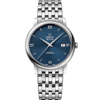 Omega De Ville Prestige 39,5 mm, staal met staal 424.10.40.20.03.001