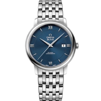 Omega De Ville Prestige 39,5 mm, staal met staal 424.10.40.20.03.001