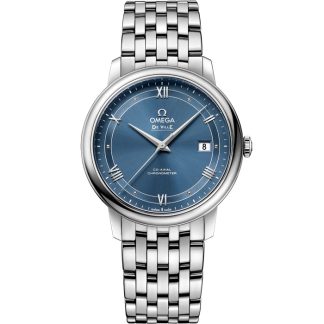 Omega De Ville Prestige 39,5 mm, staal met staal 424.10.40.20.03.002