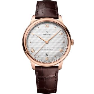Omega De Ville Prestige 40 mm, Sedna™ gold met leren band 434.53.40.20.02.001