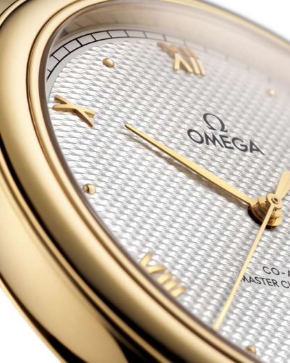 Omega De Ville Prestige 40 mm, geelgoud met leren band 434.53.40.20.02.002 - Afbeelding 3