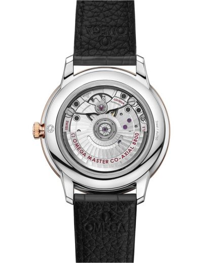 Omega De Ville Prestige 40 mm, staal - Sedna™ gold met leren band 434.23.40.20.06.001 - Afbeelding 2