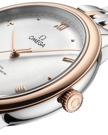Omega De Ville Prestige 40 mm, staal - Sedna™ gold met staal - Sedna™ gold 434.20.40.20.02.001 - Afbeelding 3