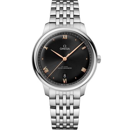 Omega De Ville Prestige 40 mm, staal met staal 434.10.40.20.01.001