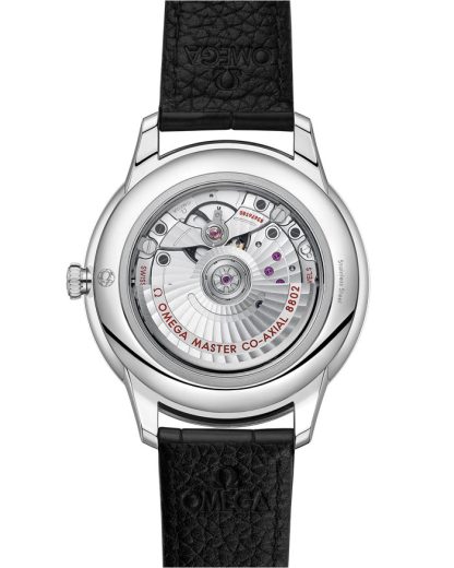 Omega De Ville Prestige 41 mm, staal met leren band 434.13.41.20.02.001 - Afbeelding 2