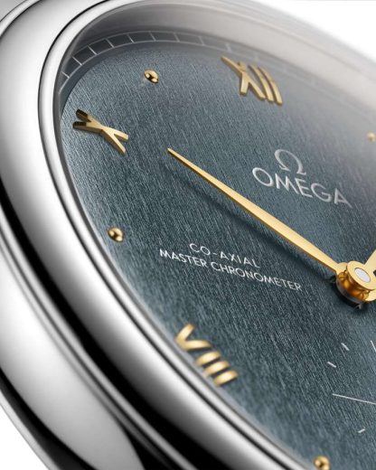 Omega De Ville Prestige 41 mm, staal met leren band 434.13.41.20.10.001 - Afbeelding 3