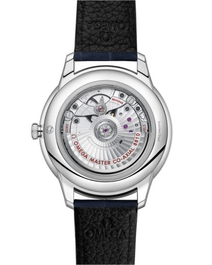 Omega De Ville Prestige 41 mm, staal met leren band 434.13.41.21.03.002 - Afbeelding 2