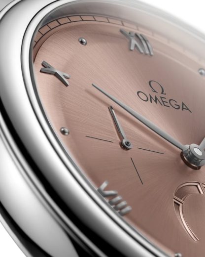 Omega De Ville Prestige 41 mm, staal met leren band 434.13.41.21.10.001 - Afbeelding 3