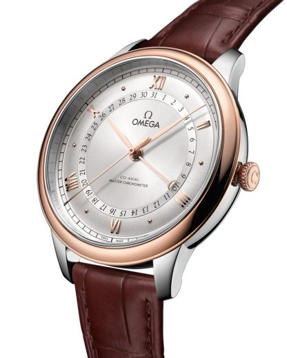 Omega De Ville Prestige 42 mm, staal - Sedna™ gold met alligator 434.23.42.22.02.001 - Afbeelding 3