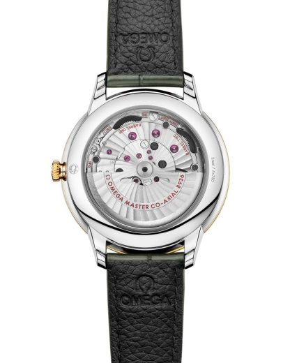 Omega De Ville Prestige 42 mm, staal - geelgoud met alligator 434.23.42.22.10.001 - Afbeelding 2