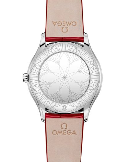 Omega De Ville Trésor 36 mm, staal met leren band 428.18.36.60.04.002 - Afbeelding 2