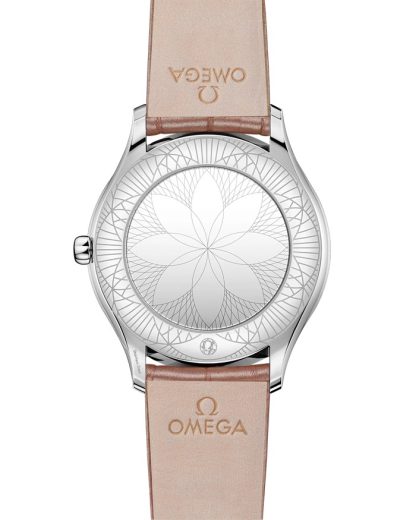 Omega De Ville Trésor 36 mm, staal met leren band 428.18.36.60.05.002 - Afbeelding 2