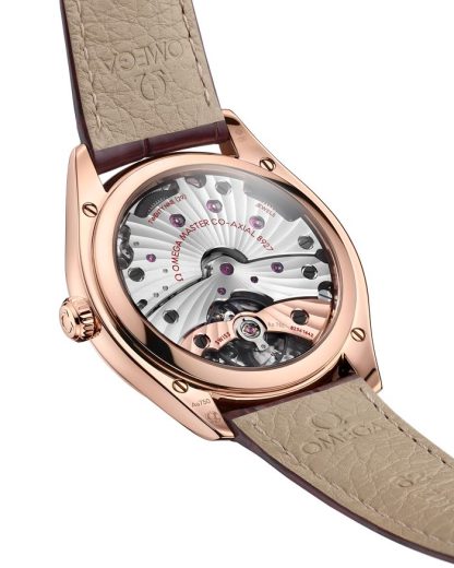 Omega De Ville Trésor 40 mm, Sedna™ gold met leren band 435.53.40.21.11.002 - Afbeelding 3