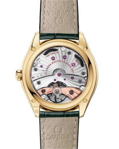 Omega De Ville Trésor 40 mm, geelgoud met leren band 435.53.40.21.10.001 - Afbeelding 2