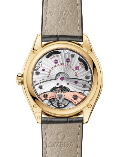 Omega De Ville Trésor 40 mm, geelgoud met leren band 435.53.40.22.02.001 - Afbeelding 2