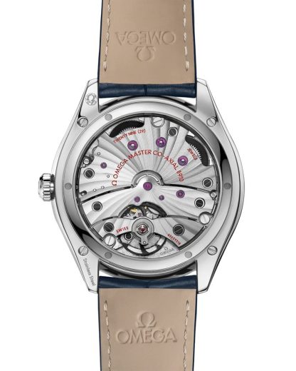 Omega De Ville Trésor 40 mm, staal met leren band 435.13.40.21.03.001 - Afbeelding 2