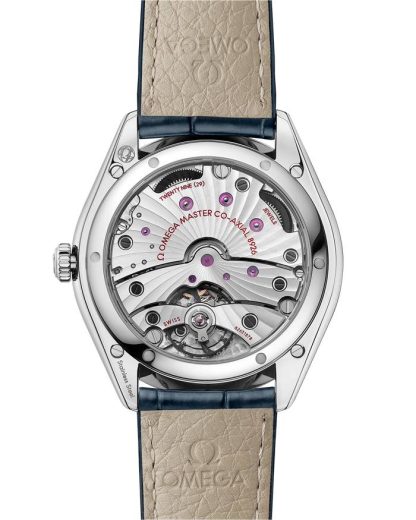 Omega De Ville Trésor 40 mm, staal met leren band 435.13.40.21.03.002 - Afbeelding 2