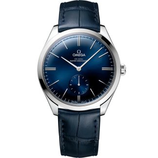 Omega De Ville Trésor 40 mm, staal met leren band 435.13.40.21.03.002