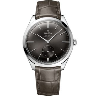 Omega De Ville Trésor 40 mm, staal met leren band 435.13.40.21.06.001
