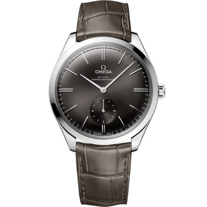 Omega De Ville Trésor 40 mm, staal met leren band 435.13.40.21.06.001