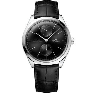 Omega De Ville Trésor 40 mm, staal met leren band 435.13.40.22.01.001