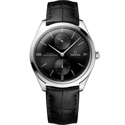 Omega De Ville Trésor 40 mm, staal met leren band 435.13.40.22.01.001