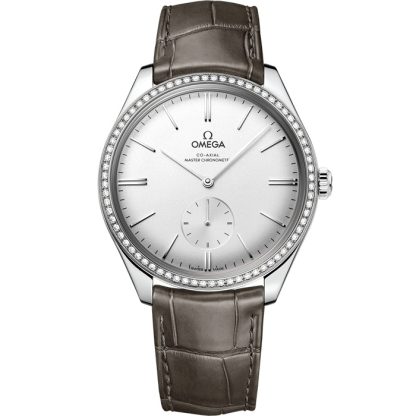 Omega De Ville Trésor 40 mm, staal met leren band 435.18.40.21.02.002