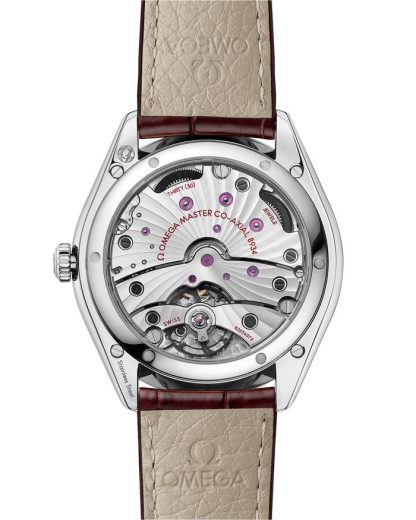 Omega De Ville Trésor 40 mm, staal met leren band 435.18.40.22.11.001 - Afbeelding 2