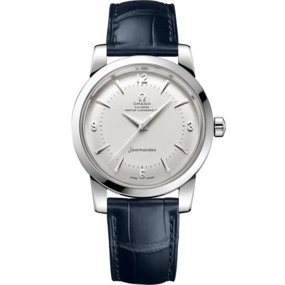 Omega Exclusieve toegang Seamaster 1948 38 mm, staal met leren band 511.13.38.20.02.002