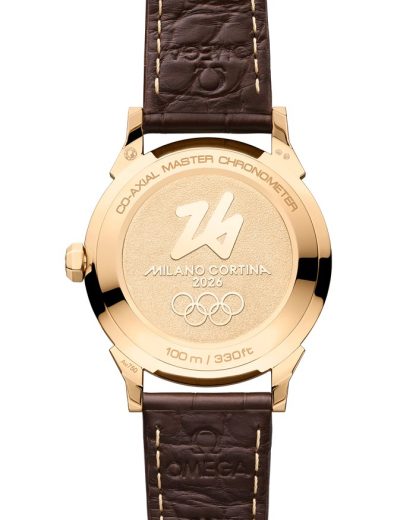 Omega Milaan‑Cortina 2026 Nieuw Seamaster 37mm 37 mm, Moonshine™ gold met alligator 522.53.37.20.04.001 - Afbeelding 2
