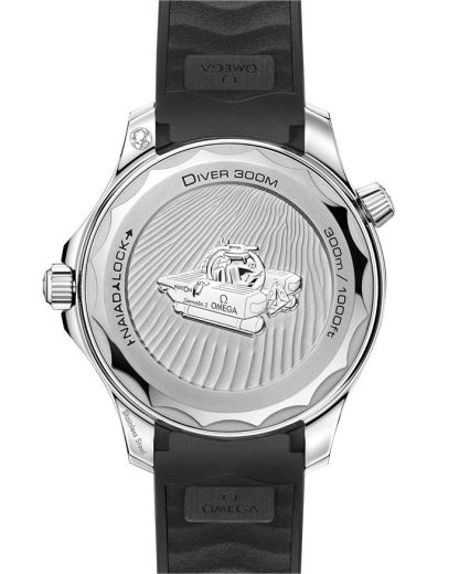 Omega Nekton Edition Seamaster Diver 300M 42 mm, staal met rubberen band 210.32.42.20.01.002 - Afbeelding 2