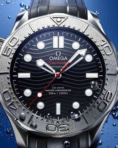 Omega Nekton Edition Seamaster Diver 300M 42 mm, staal met rubberen band 210.32.42.20.01.002 - Afbeelding 4