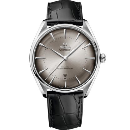 Omega New York Seamaster Boutique Editions 39,5 mm, staal met leren band 511.13.40.20.02.002
