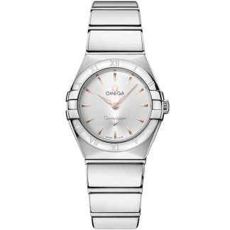 Omega Nieuw Constellation 25 mm, staal met staal 131.10.25.60.02.002