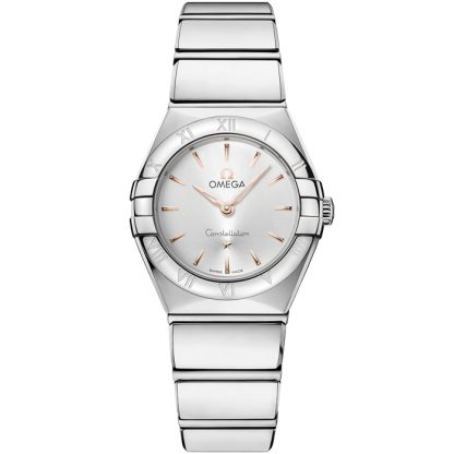 Omega Nieuw Constellation 25 mm, staal met staal 131.10.25.60.02.002
