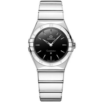 Omega Nieuw Constellation 28 mm, staal met staal 131.10.28.60.01.001