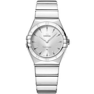 Omega Nieuw Constellation 28 mm, staal met staal 131.10.28.60.02.002