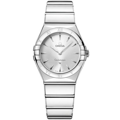 Omega Nieuw Constellation 28 mm, staal met staal 131.10.28.60.02.002